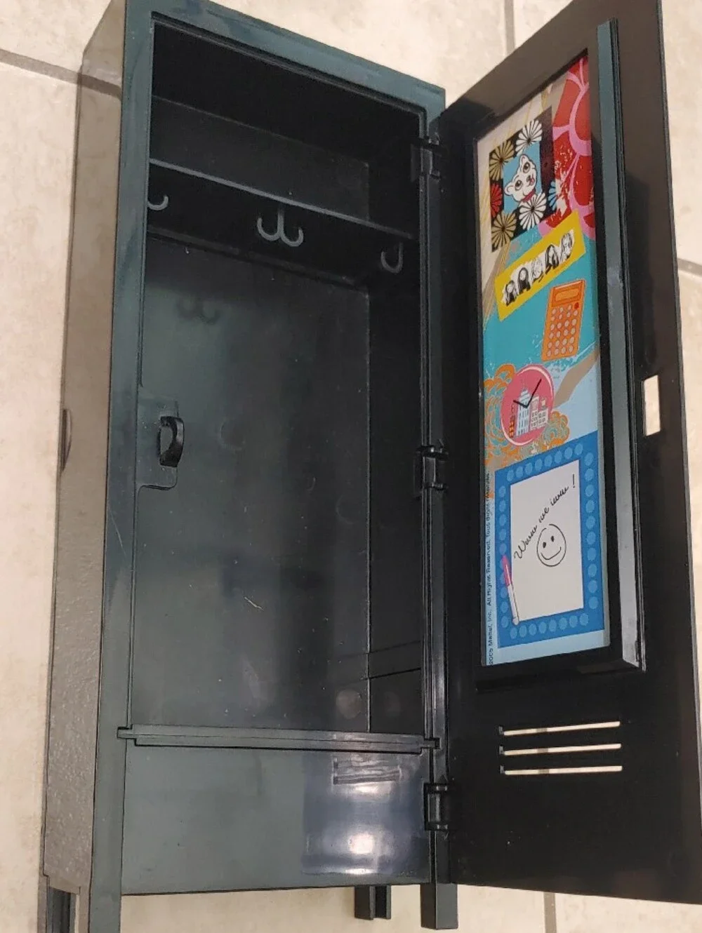 Vintage 2005 Barbie My Scene Doll Locker Black